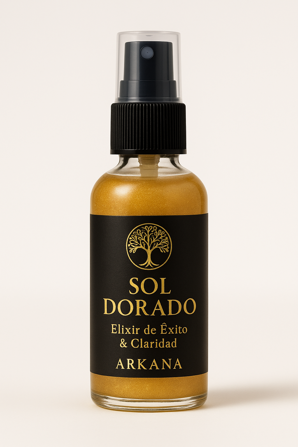Elixir Sol Dorado – Bruma de Éxito & Claridad